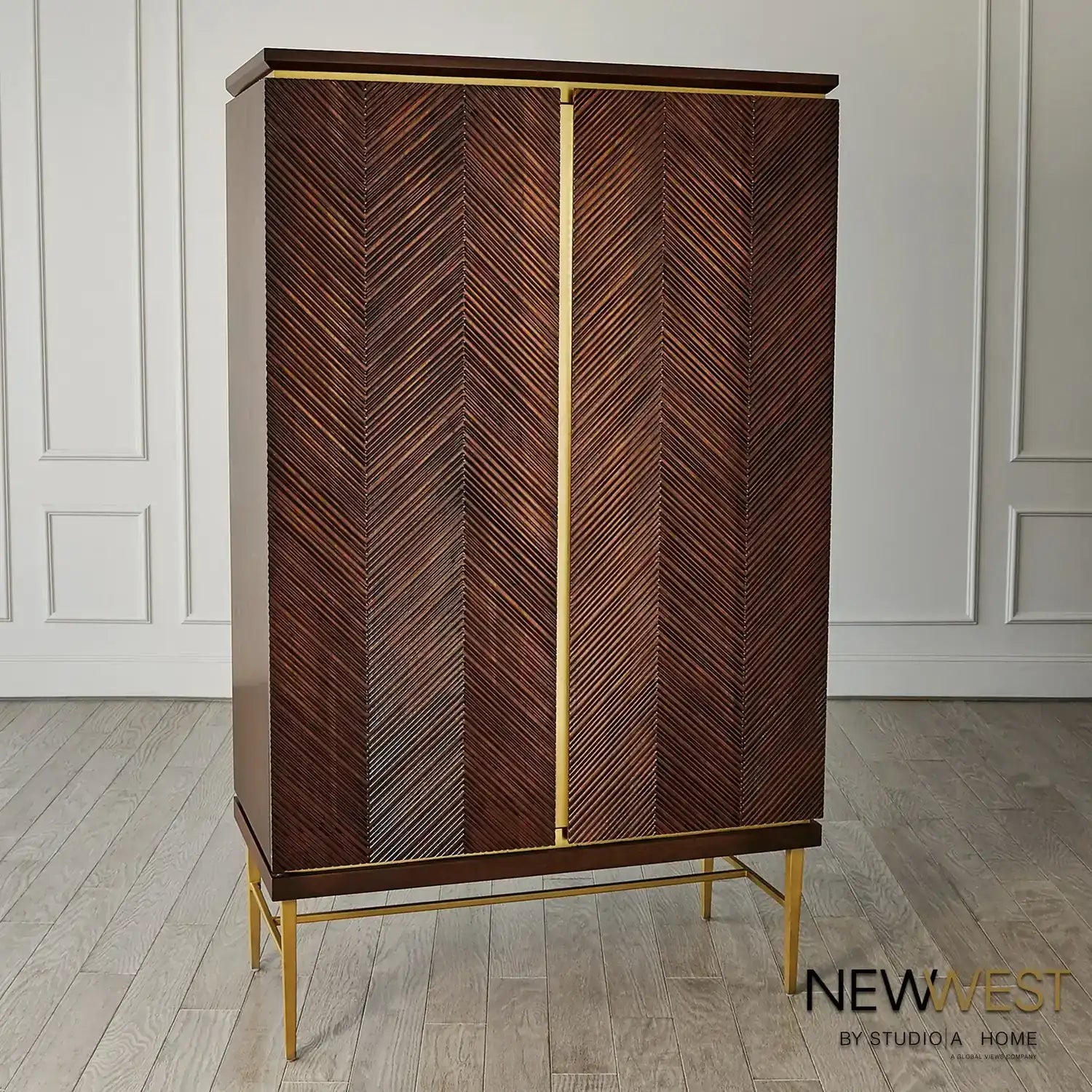 GLOBAL VIEWS LATILLA TALL BAR CABINET - Cabinets & Bar