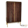 GLOBAL VIEWS LATILLA TALL BAR CABINET - Cabinets & Bar