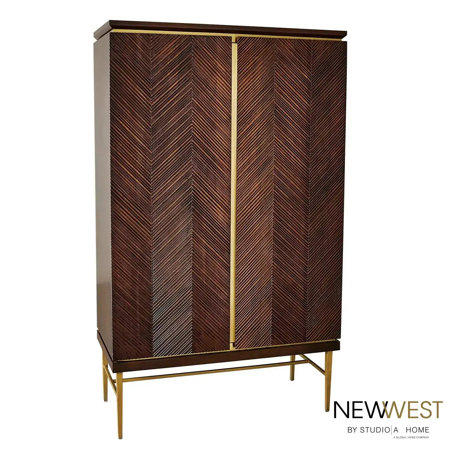 GLOBAL VIEWS LATILLA TALL BAR CABINET - Cabinets & Bar