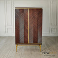 GLOBAL VIEWS LATILLA TALL BAR CABINET - Cabinets & Bar