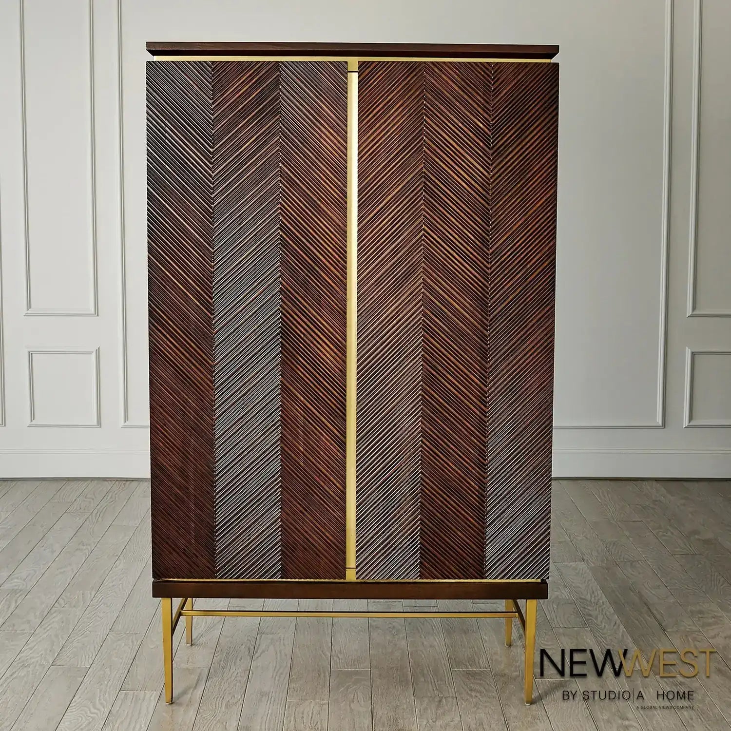 GLOBAL VIEWS LATILLA TALL BAR CABINET - Cabinets & Bar