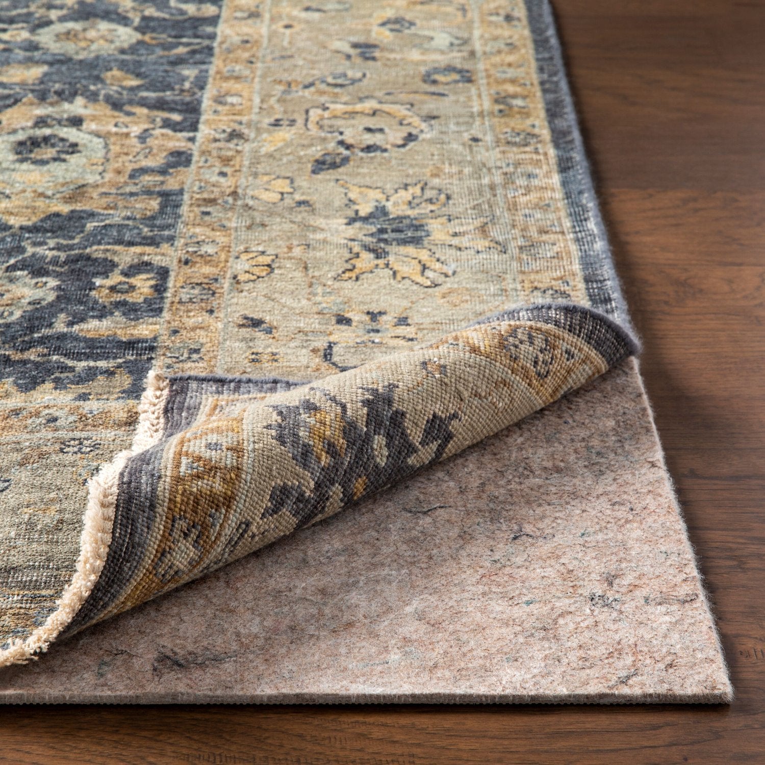 SURYA SUPREME FELTED PAD RUG PAD FOR HARD SURFACES AND CARPET - Rugs