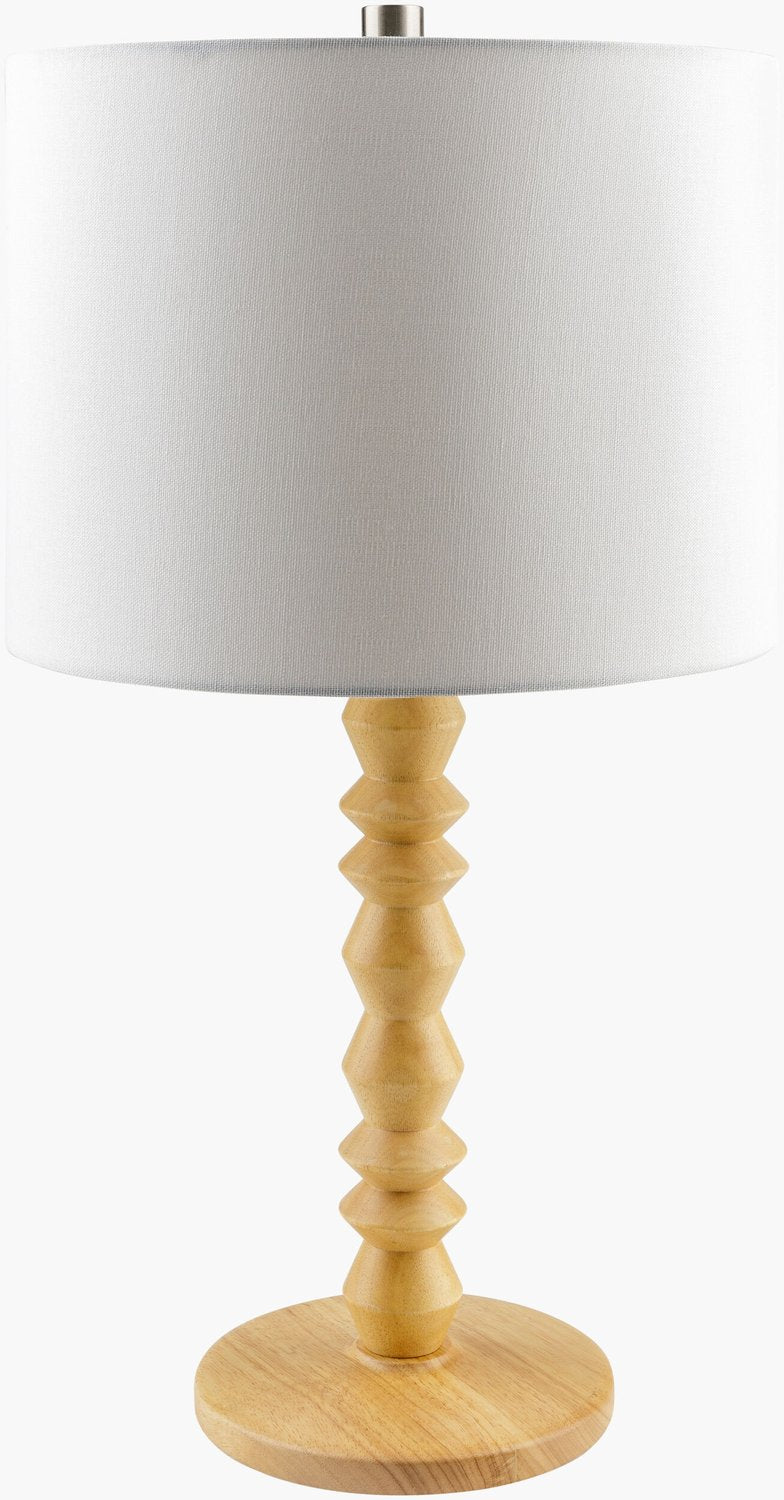 LIVABLISS, PADAUK ACCENT TABLE LAMP, TABLE LAMPS