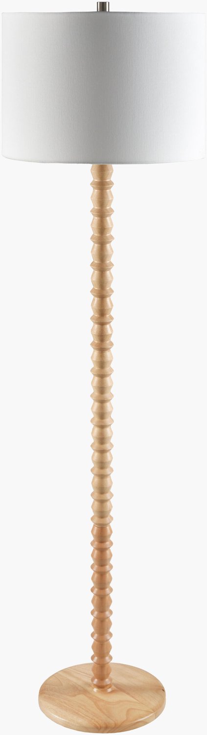 LIVABLISS, PADAUK ACCENT FLOOR LAMP, FLOOR LAMP