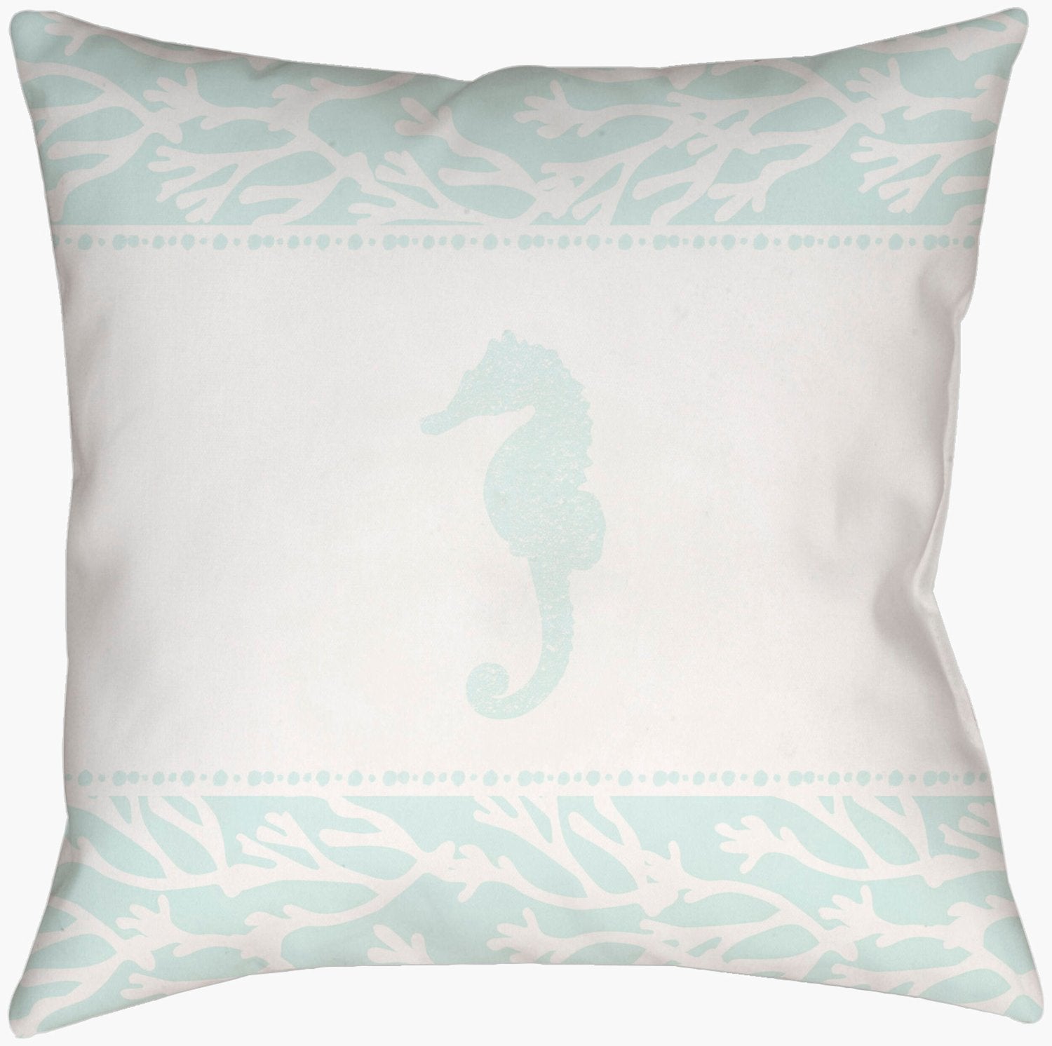 LIVABLISS SEASALT & SEAHORSES ACCENT PILLOW - Linens