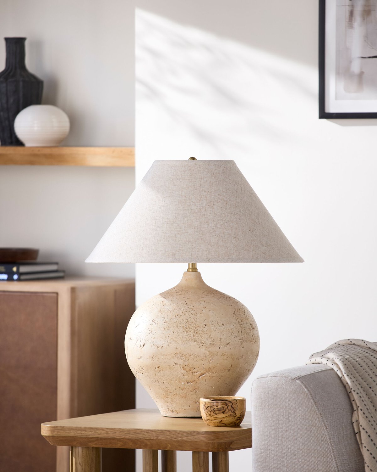 SURYA, POMARICO ACCENT TABLE LAMP, TABLE LAMPS