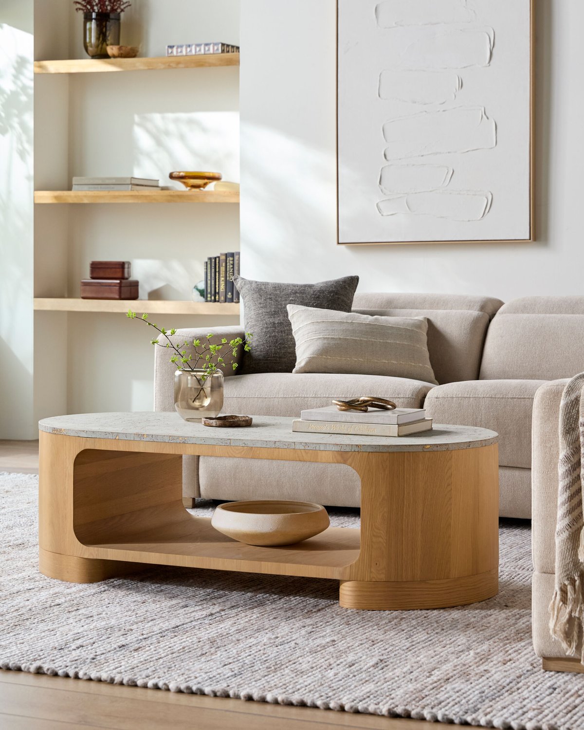 SURYA POROS COFFEE TABLE - Coffee