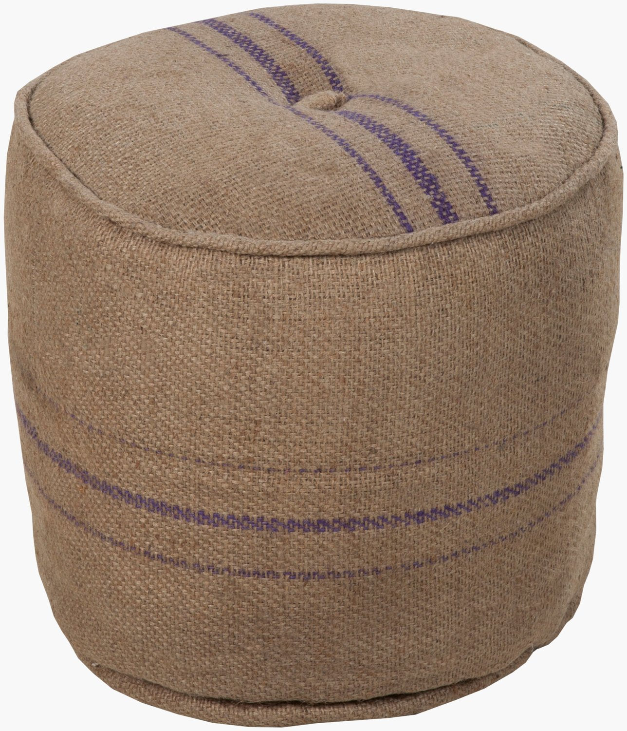LIVABLISS BURLAP POUF - Benches, Ottoman, Stools