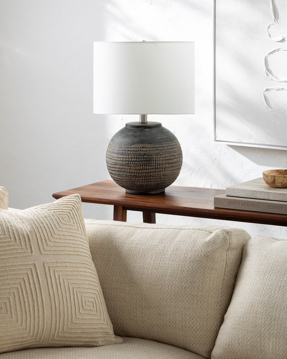 SURYA, PYLON ACCENT TABLE LAMP, TABLE LAMPS