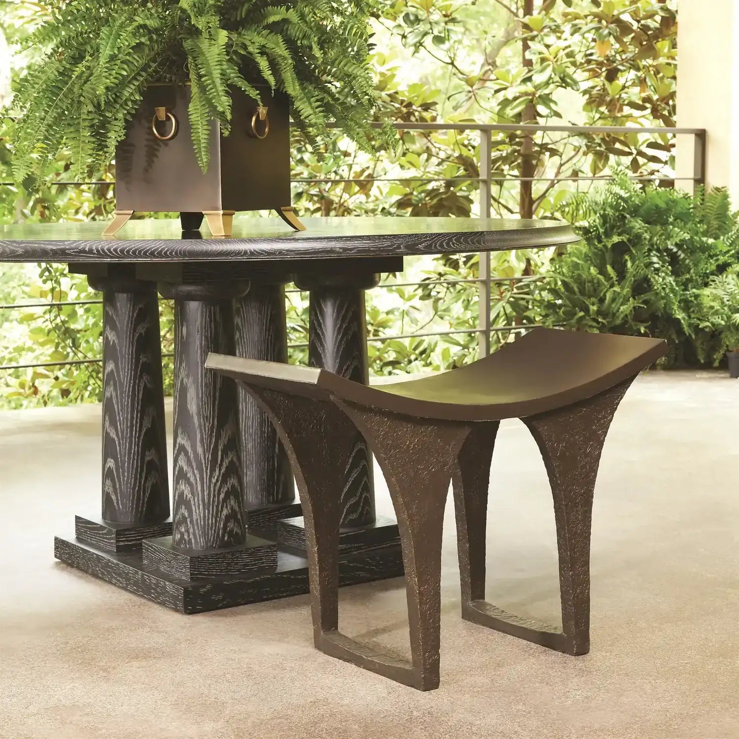 GLOBAL VIEWS TITIAN DINING TABLE - Dinning Tables