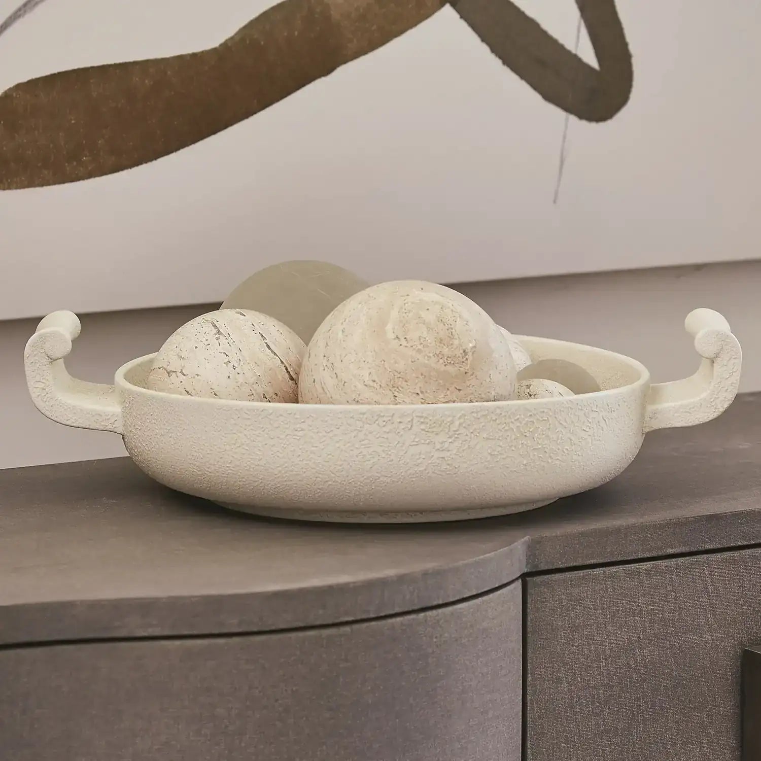 GLOBAL VIEWS COPENHAGEN LOW BOWL - Decorative Accents