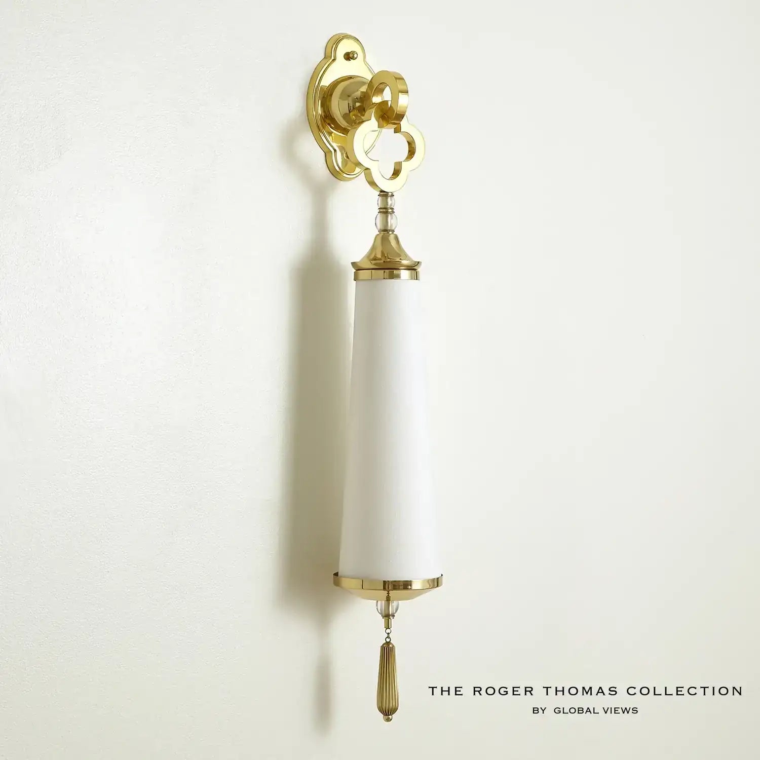 GLOBAL VIEWS, QUATREFOIL SCONCE, WALL SCONCES