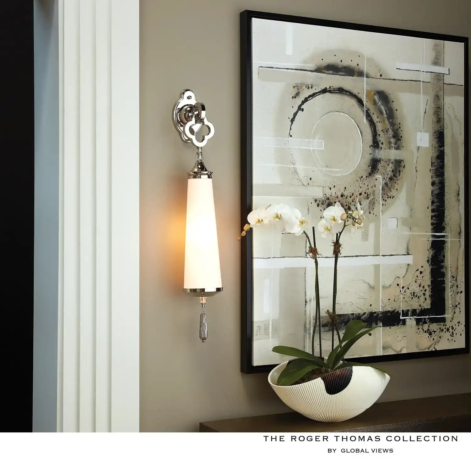 GLOBAL VIEWS, QUATREFOIL SCONCE, WALL SCONCES