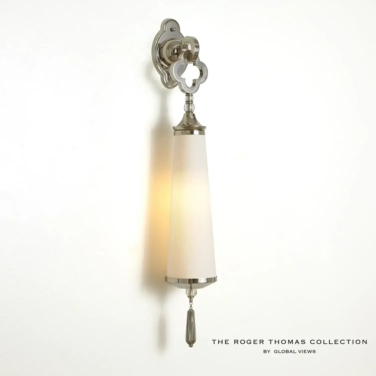 GLOBAL VIEWS, QUATREFOIL SCONCE, WALL SCONCES