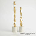 GLOBAL VIEWS FACET BLOCK SCULPTURE - Decorative Accents