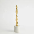 GLOBAL VIEWS FACET BLOCK SCULPTURE - Decorative Accents