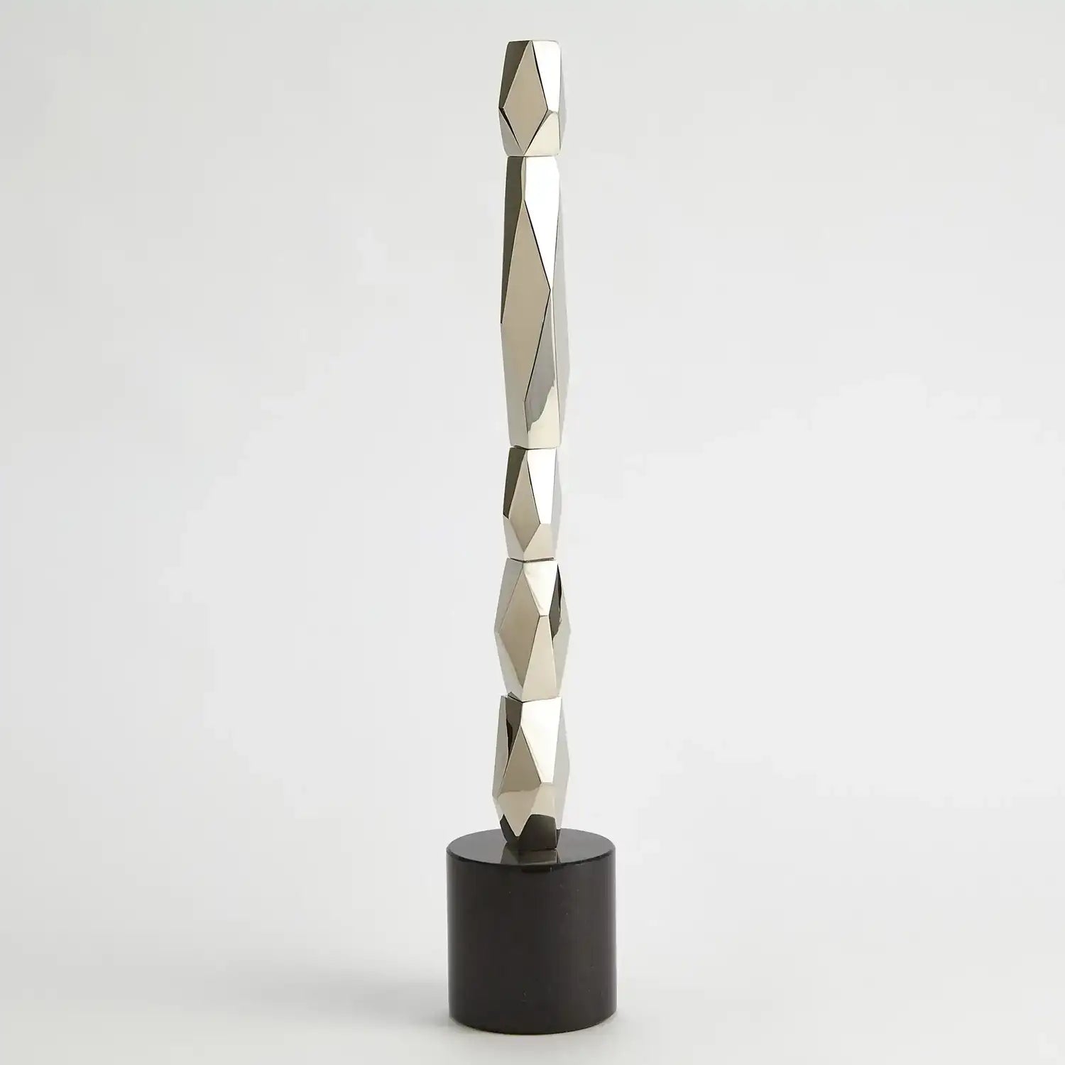 GLOBAL VIEWS FACET BLOCK SCULPTURE - Decorative Accents