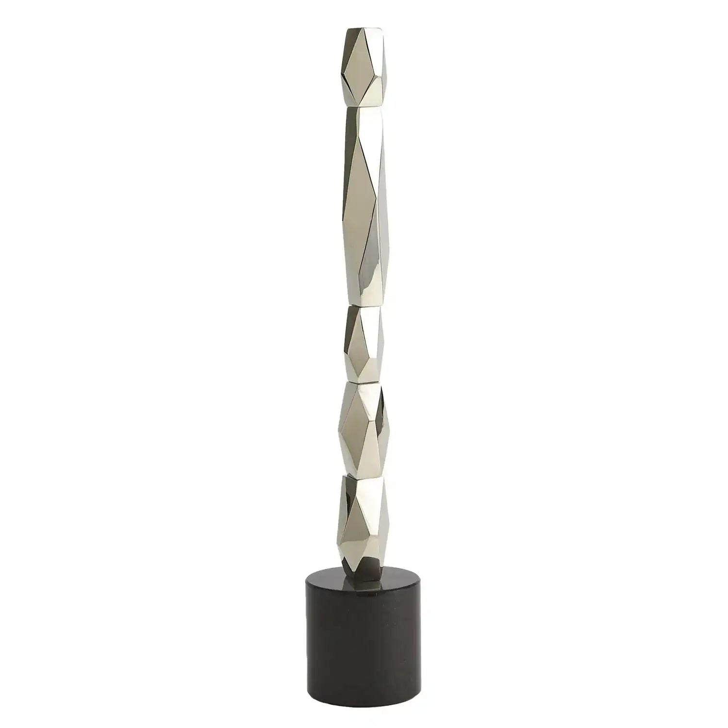 GLOBAL VIEWS FACET BLOCK SCULPTURE - Decorative Accents