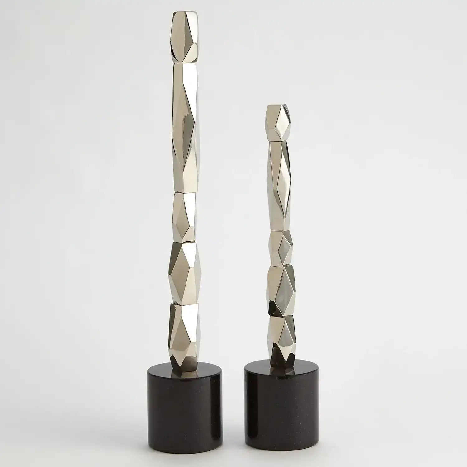 GLOBAL VIEWS FACET BLOCK SCULPTURE - Decorative Accents