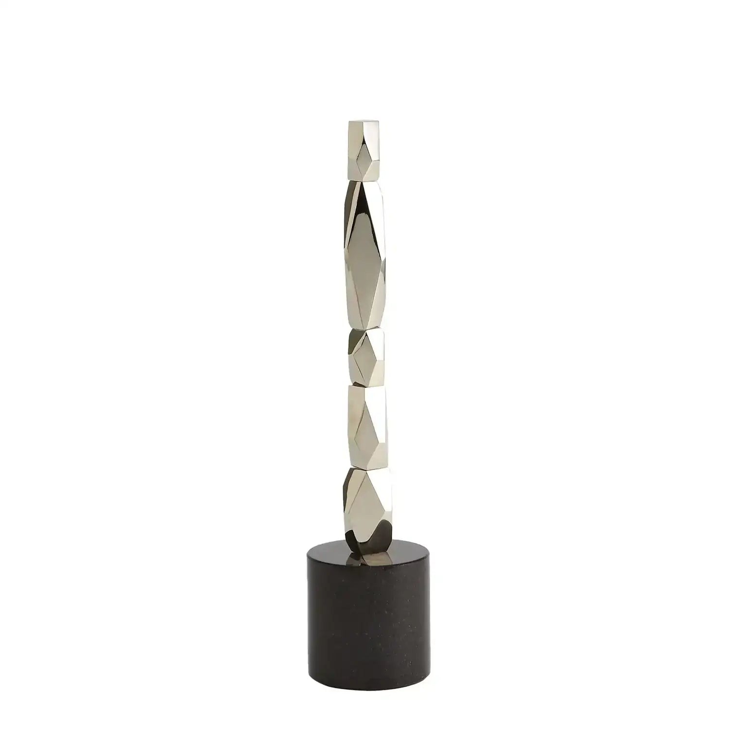 GLOBAL VIEWS FACET BLOCK SCULPTURE - Decorative Accents