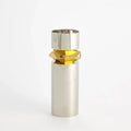 GLOBAL VIEWS ROMANO NICKEL CANDLE HOLDER - Decorative Accents