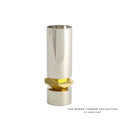 GLOBAL VIEWS ROMANO NICKEL CANDLE HOLDER - Decorative Accents