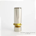 GLOBAL VIEWS ROMANO NICKEL CANDLE HOLDER - Decorative Accents