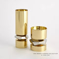 GLOBAL VIEWS ROMANO BRASS CANDLE HOLDER - Decorative Accents