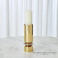 GLOBAL VIEWS ROMANO BRASS CANDLE HOLDER - Decorative Accents