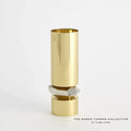 GLOBAL VIEWS ROMANO BRASS CANDLE HOLDER - Decorative Accents