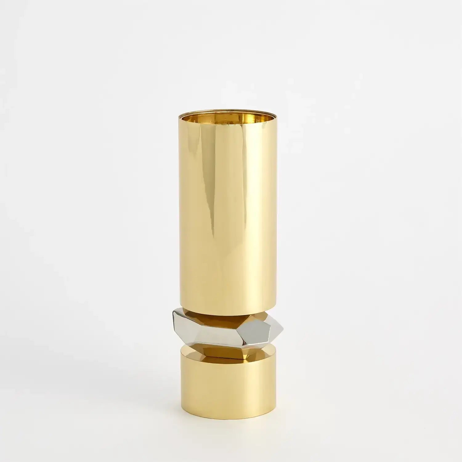 GLOBAL VIEWS ROMANO BRASS CANDLE HOLDER - Decorative Accents