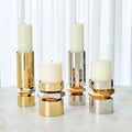 GLOBAL VIEWS ROMANO BRASS CANDLE HOLDER - Decorative Accents