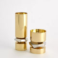 GLOBAL VIEWS ROMANO BRASS CANDLE HOLDER - Decorative Accents