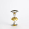GLOBAL VIEWS GABRIEL NICKEL CANDLE HOLDER - Decorative Accents