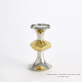 GLOBAL VIEWS GABRIEL NICKEL CANDLE HOLDER - Decorative Accents