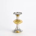 GLOBAL VIEWS GABRIEL NICKEL CANDLE HOLDER - Decorative Accents
