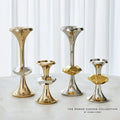 GLOBAL VIEWS GABRIEL NICKEL CANDLE HOLDER - Decorative Accents