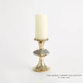 GLOBAL VIEWS GABRIEL BRASS CANDLE HOLDER - Decorative Accents