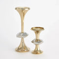 GLOBAL VIEWS GABRIEL BRASS CANDLE HOLDER - Decorative Accents
