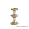 GLOBAL VIEWS GABRIEL BRASS CANDLE HOLDER - Decorative Accents