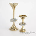 GLOBAL VIEWS GABRIEL BRASS CANDLE HOLDER - Decorative Accents