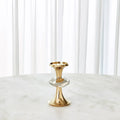 GLOBAL VIEWS GABRIEL BRASS CANDLE HOLDER - Decorative Accents