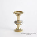 GLOBAL VIEWS GABRIEL BRASS CANDLE HOLDER - Decorative Accents