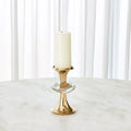 GLOBAL VIEWS GABRIEL BRASS CANDLE HOLDER - Decorative Accents