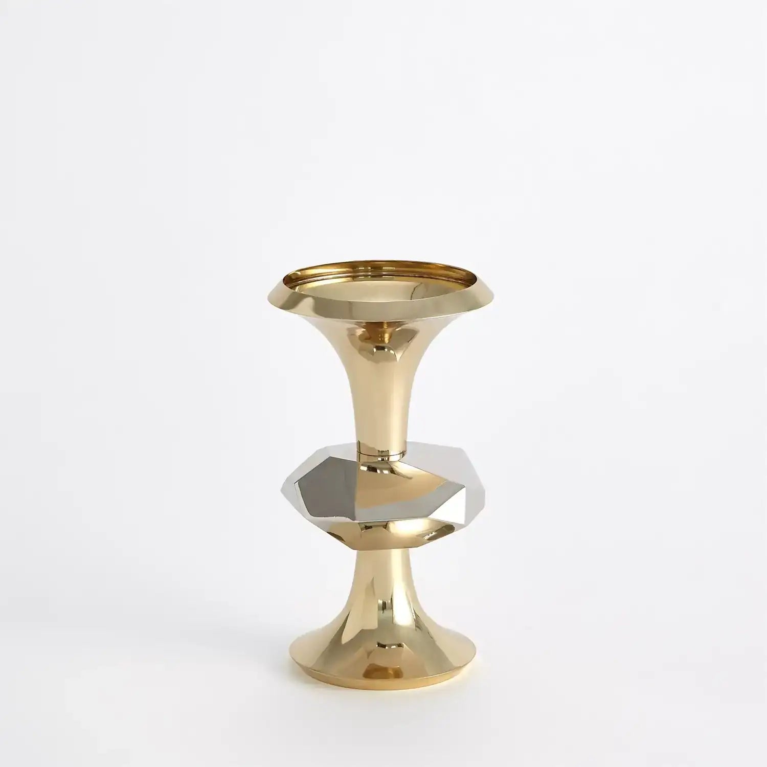 GLOBAL VIEWS GABRIEL BRASS CANDLE HOLDER - Decorative Accents