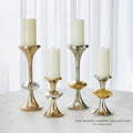 GLOBAL VIEWS GABRIEL BRASS CANDLE HOLDER - Decorative Accents