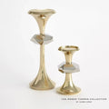GLOBAL VIEWS GABRIEL BRASS CANDLE HOLDER - Decorative Accents