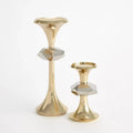GLOBAL VIEWS GABRIEL BRASS CANDLE HOLDER - Decorative Accents