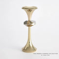 GLOBAL VIEWS GABRIEL BRASS CANDLE HOLDER - Decorative Accents
