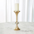 GLOBAL VIEWS GABRIEL BRASS CANDLE HOLDER - Decorative Accents
